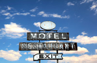 Old Motel/Restaurant Sign